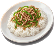 青椒肉丝盖饭游戏图标