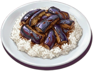 酱烧茄子盖饭游戏图标