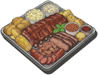 美式BBQ拼盘游戏图标