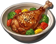 香烤鸡腿游戏图标