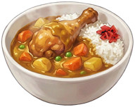 咖喱鸡腿饭游戏图标