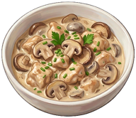 奶油蘑菇鸡游戏图标