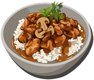 菌菇肉饭游戏图标