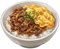 牛肉滑蛋盖饭游戏图标